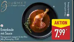 Aldi Nord GOURMET Entenkeule mit Sauce Angebot