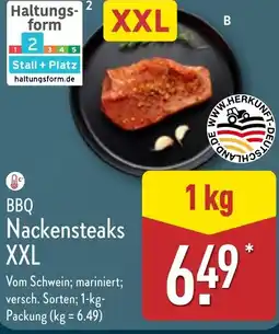 Aldi Nord BBQ Nackensteaks XXL Angebot