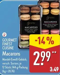 Aldi Nord GOURMET FINEST CUISINE Macarons Angebot