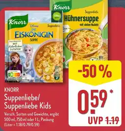 Aldi Nord KNORR Suppenliebe/ Suppenliebe Kids Angebot