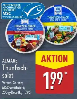 Aldi Nord ALMARE Thunfisch- salat Angebot