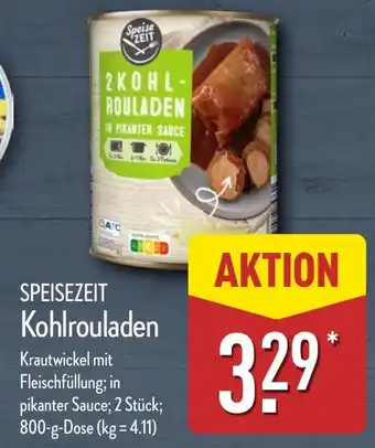 Aldi Nord SPEISEZEIT Kohlrouladen Angebot