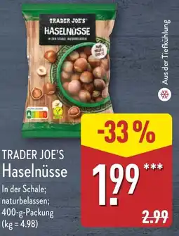 Aldi Nord TRADER JOE'S Haselnüsse Angebot