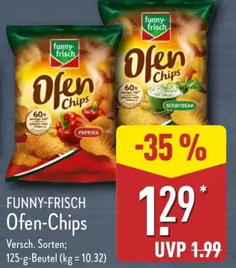 Aldi Nord FUNNY-FRISCH Ofen-Chips Angebot