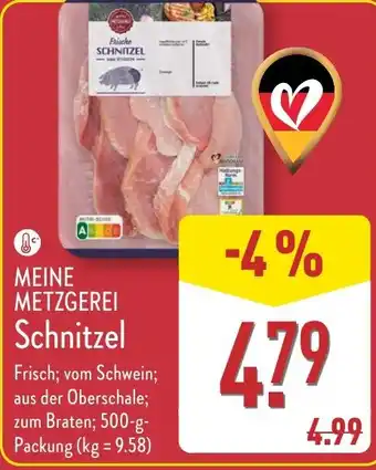 Aldi Nord MEINE METZGEREI Schnitzel Angebot