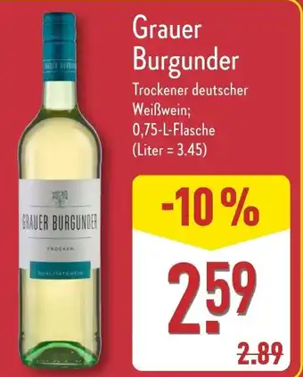 Aldi Nord Grauer Burgunder Angebot