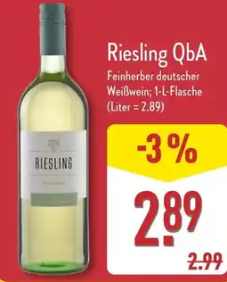 Aldi Nord Riesling QbA Angebot