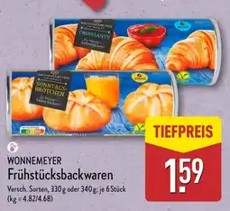 Aldi Nord WONNEMEYER Frühstücksbackwaren Angebot