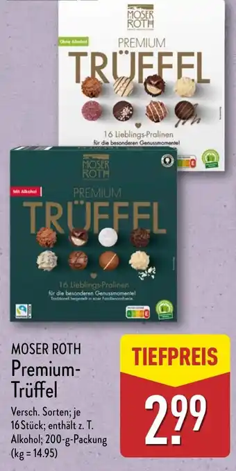 Aldi Nord MOSER ROTH Premium- Trüffel Angebot