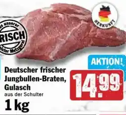 Hit Deutscher frischer Jungbullen-Braten, Gulasch Angebot