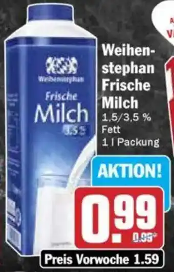 Hit Weihen- stephan Frische Milch Angebot