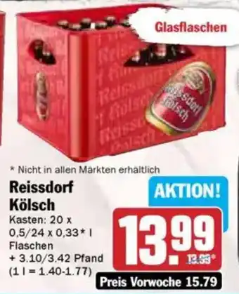 Hit Reissdorf Kölsch Angebot