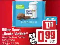 Hit Ritter Sport ..Bunte Vielfalt" Angebot