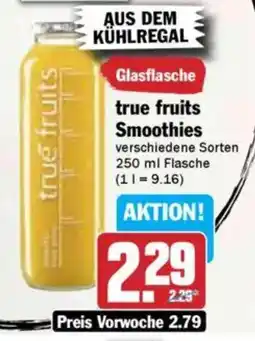 Hit true fruits Smoothies Angebot