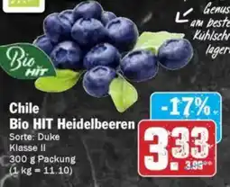 Hit Chile Bio HIT Heidelbeeren Angebot