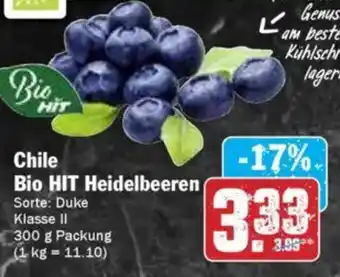 Hit Chile Bio HIT Heidelbeeren Angebot