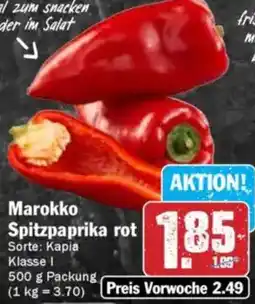 Hit Marokko Spitzpaprika rot Angebot