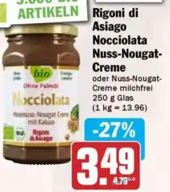 Hit Rigoni di Asiago Nocciolata Nuss-Nougat- Creme Angebot