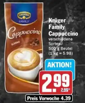 Hit Krüger Family Cappuccino Angebot