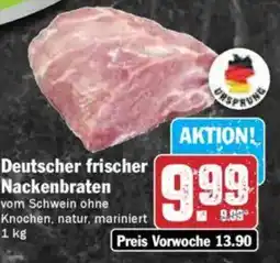 Hit Deutscher frischer Nackenbraten Angebot