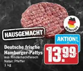 Hit Deutsche frische Hamburger-Pattys Angebot