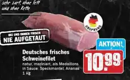 Hit Deutsches frisches Schweinefilet Angebot