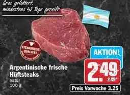 Hit Argentinische frische Hüftsteaks Angebot