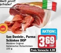 Hit San Daniele-, Parma- Schinken DOP Angebot