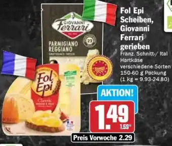 Hit Fol Epi Scheiben, Giovanni Ferrari gerieben Angebot