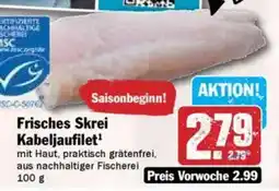 Hit Frisches Skrei Kabeljaufilet Angebot