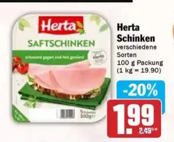 Hit Herta Schinken Angebot