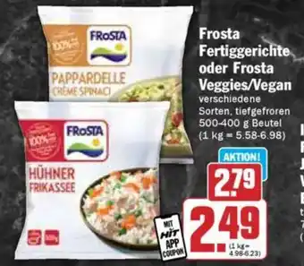 Hit Frosta Fertiggerichte oder Frosta Veggies/Vegan Angebot