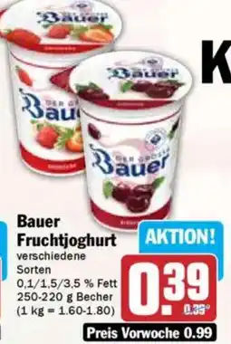 Hit Bauer Fruchtjoghurt Angebot