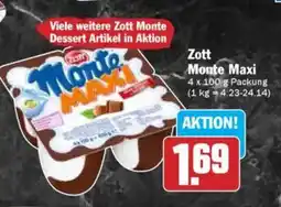 Hit Zott Monte Maxi Angebot