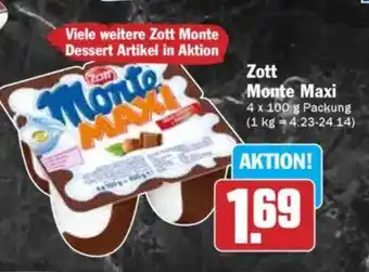 Hit Zott Monte Maxi Angebot