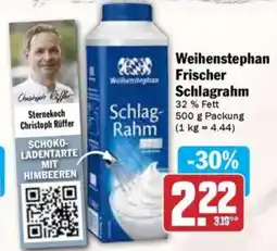 Hit Weihenstephan Frischer Schlagrahm Angebot