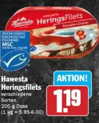 Hit Hawesta Heringsfilets Angebot