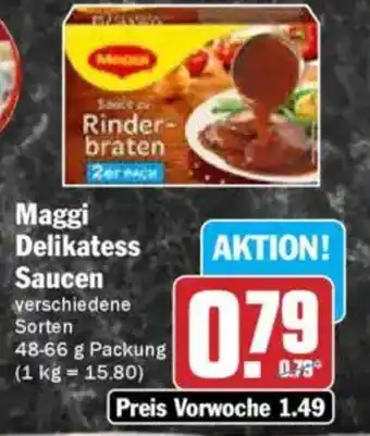 Hit Maggi Delikatess Saucen Angebot