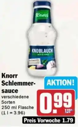 Hit Knorr Schlemmer- sauce Angebot