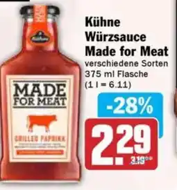 Hit Kühne Würzsauce Made for Meat Angebot