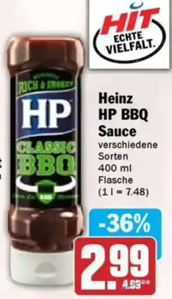 Hit Heinz HP BBQ Sauce Angebot