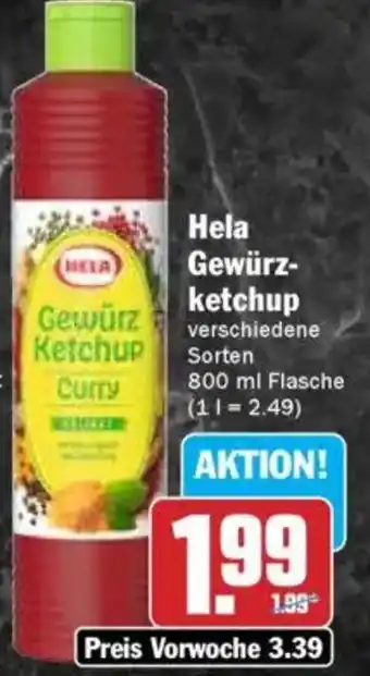 Hit Hela Gewürz- ketchup Angebot