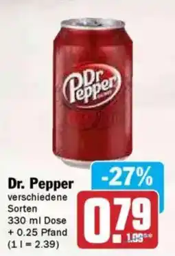 Hit Dr. Pepper Angebot