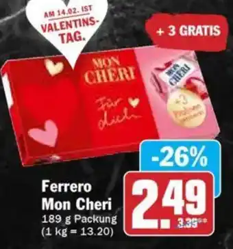 Hit Ferrero Mon Cheri Angebot