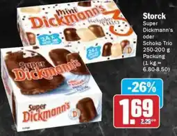 Hit Storck Super Dickmann's oder Schoko Trio Angebot