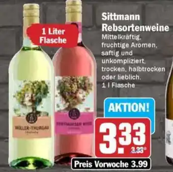 Hit Sittmann Rebsortenweine Angebot