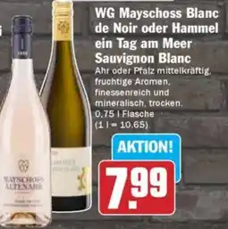 Hit WG Mayschoss Blanc de Noir oder Hammel ein Tag am Meer Sauvignon Blanc Angebot