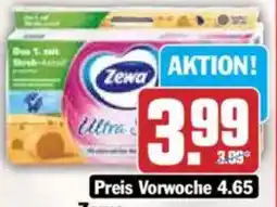 Hit Zewa Toilettenpapier Ultra Soft Ultra Soft 4-lagig 8x150 Blatt Packung Angebot