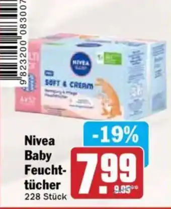 Hit Nivea Baby Feucht- tücher Angebot