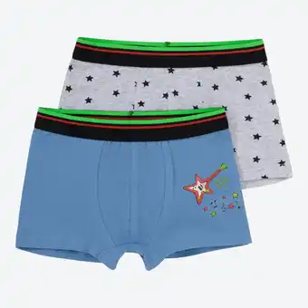 NKD Kinder-Jungen-Retroshorts mit Sternen, 2er-Pack Angebot